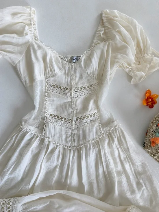 Antropología Beautiful, romantic embroidered dress - Picture 5 of 9